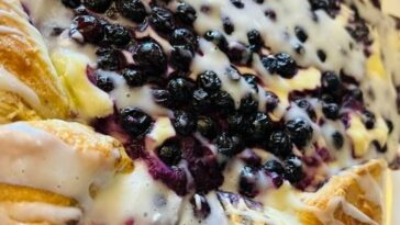 Blueberry Cheesecake Crescent Roll Casserole Recipe
