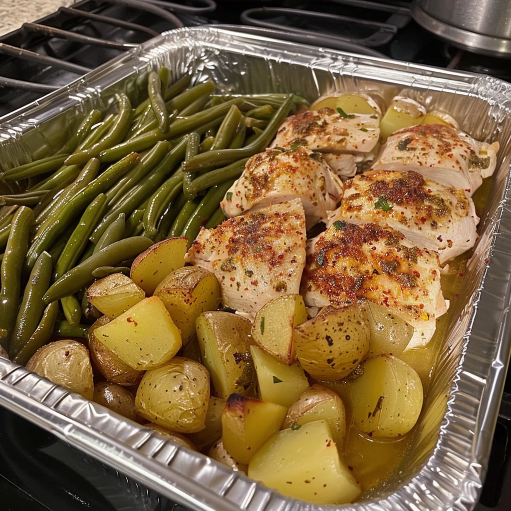 easy-baked-chicken-potatoes-and-green-beans-nine-recipes